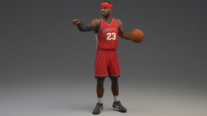 basketball player 3d model
