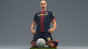 soccer player 3d model
