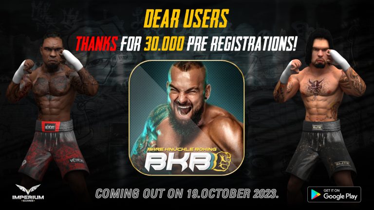 Celebrating 30k Pre-Registered Users for Our Google Play Bare Knuckle Boxing Game